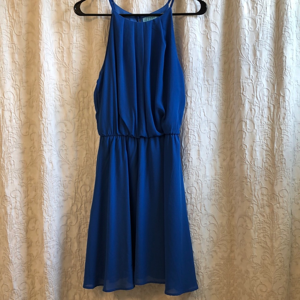 Dina Be Cocktail Dress- Royal Blue
